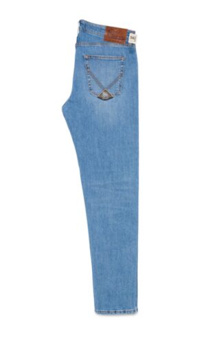 QB24 - PANTALONE LINO SEUL NOCCIOLA ROY ROGERS – JEANS SKYNNI FIT DENIM