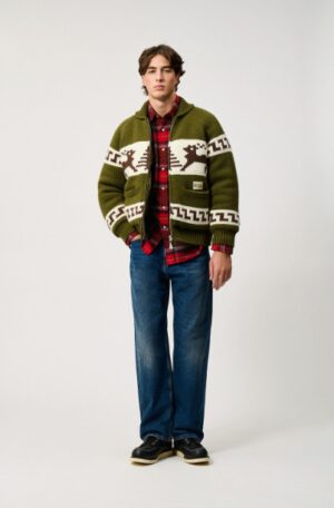 ROY ROGERS - CHINO REGULAR MASTICE ROY ROGERS – MAGLIA GIUBBOTTO VERDE