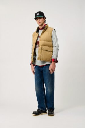 ROY ROGERS – GILET IMBOTTITO BEIGE