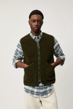 ROY ROGERS - CHINO REGULAR MASTICE ROY ROGERS – GILET ORSETTO VERDE