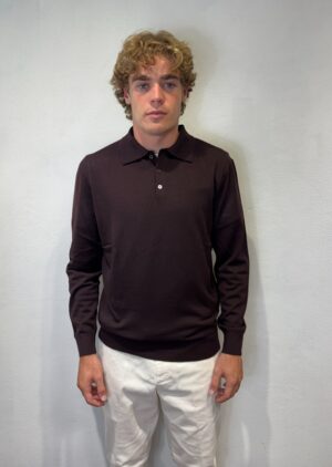 SEINSE – POLO M/L 100 LANA MELANZANA