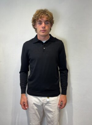 SEINSE – POLO M/L 100 LANA NERO