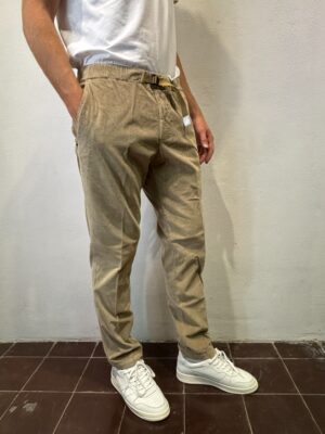 WHITE SAND – PANTALACCIO VELLUTO BEIGE