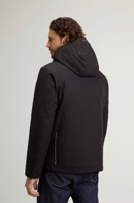 WOOLRICH - PARKA BARROW SHELL NERO WOOLRICH – PARKA BARROW SHELL NERO