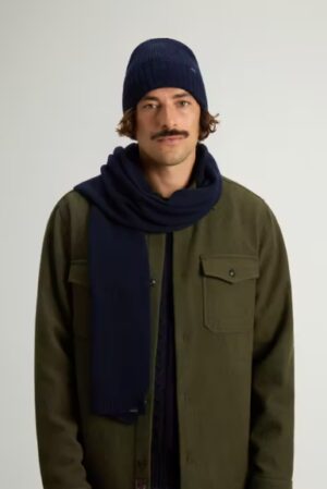 QB24 - PANTALONE LINO SEUL NOCCIOLA WOOLRICH – GIFT BOX SCIARPA+CAPP BLU