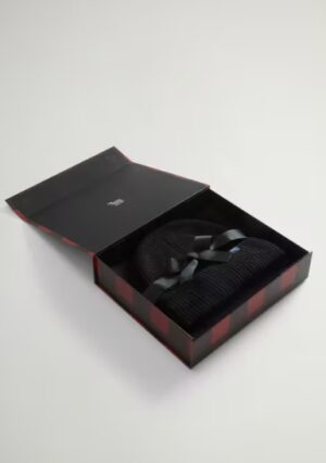 WOOLRICH – GIFT BOX SCIARPA+CAPP NERO