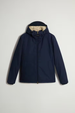 WOOLRICH - PARKA COTONE CORTO BLU WOOLRICH – PARKA COTONE CORTO BLU