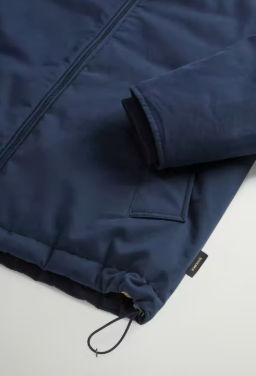 WOOLRICH - PARKA COTONE CORTO BLU WOOLRICH – PARKA COTONE CORTO BLU